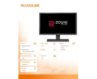 BenQ ZOWIE RL2755 czarny - 325914 - zdjęcie 12